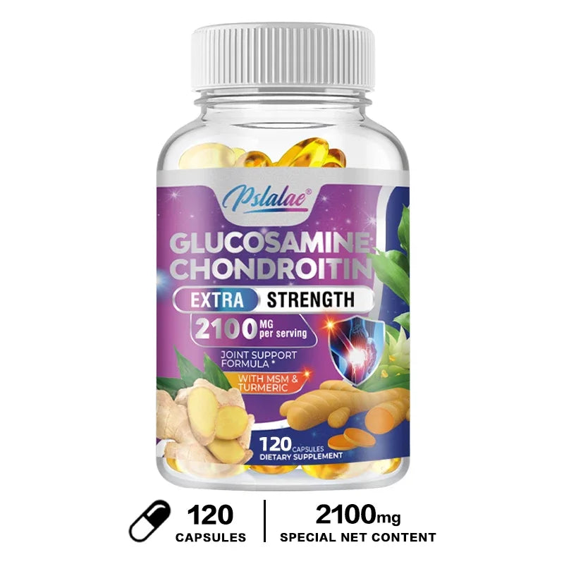 Glucosamine Chondroitin MSM Turmeric Boswellia - Joint Health and Joint Function Support - Glucosamine Sulfate Mobility FormulaC