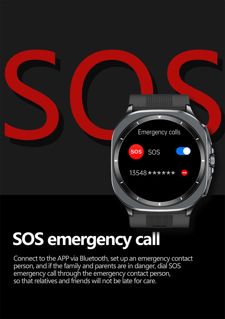 Smart Health Watch for Men