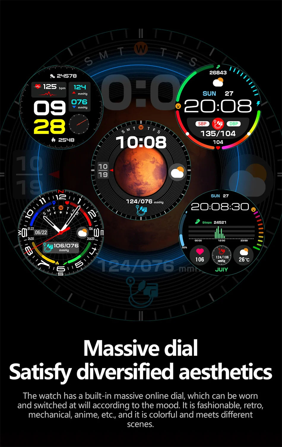 Smart Health Watch for Men