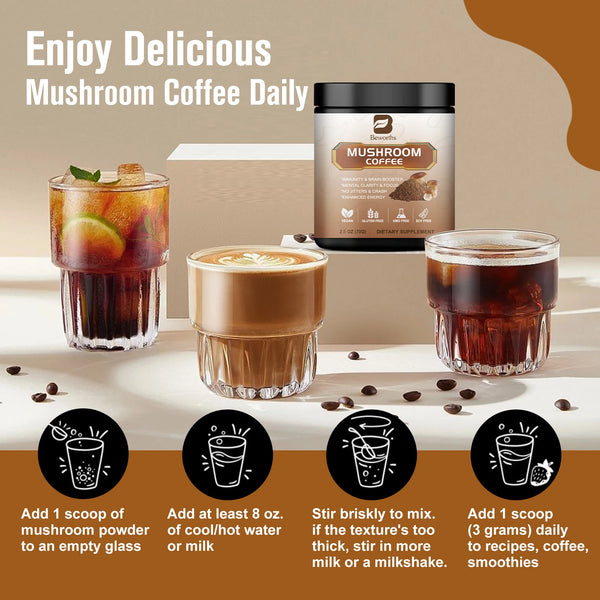 Reishi Mushroom Coffee Delight