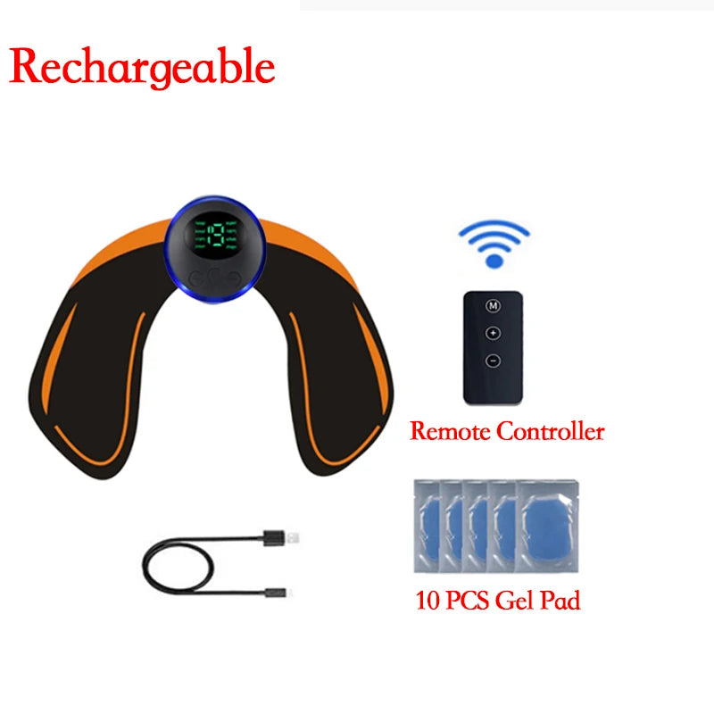 EMS Muscle Stimulator Smart Electric Fitness Abdominal Training Weight Loss Stickers Muscle Relax Body Slimming Shaping Massager